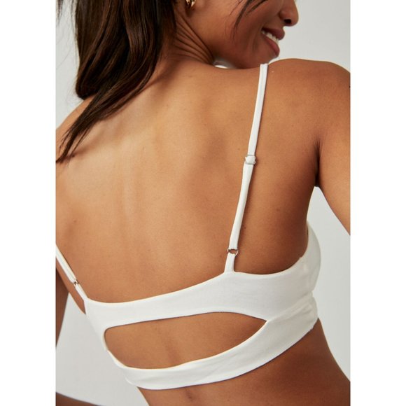 🎉LAST CHANCE🎉 FREE PEOPLE One Step Ahead Bra / Ivory - Picture 4 of 6
